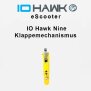 IO Hawk Nine folding mechanism