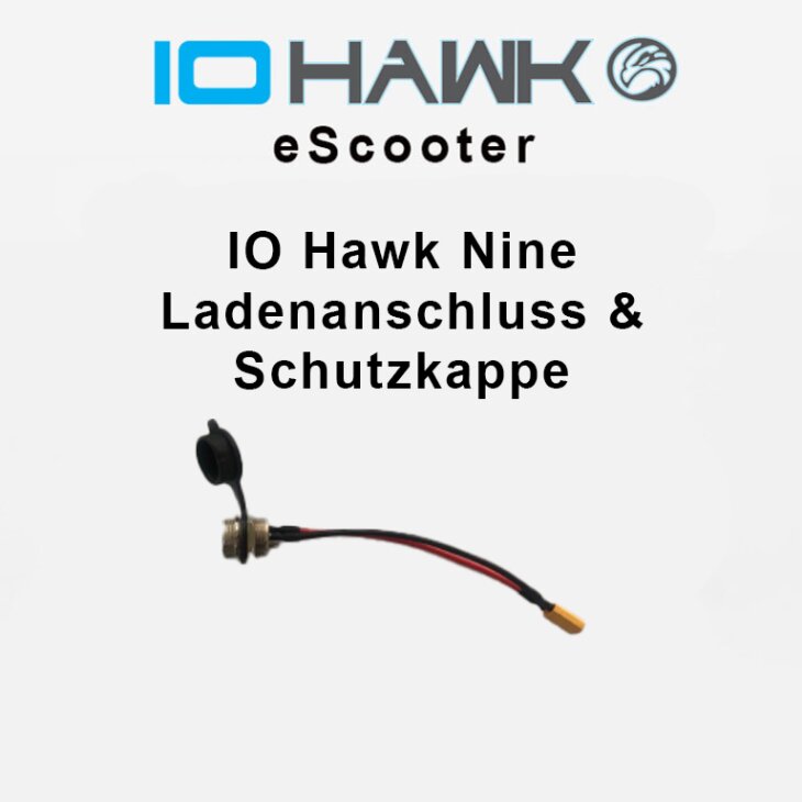 IO Hawk Nine charging port & protective cap