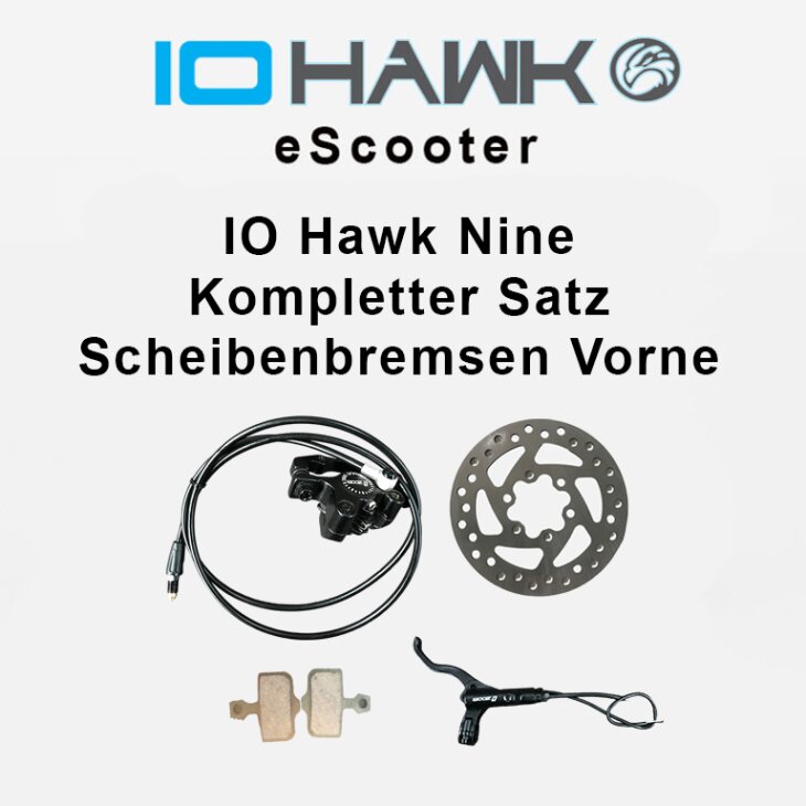 IO Hawk Nine Complete set of disc brakes