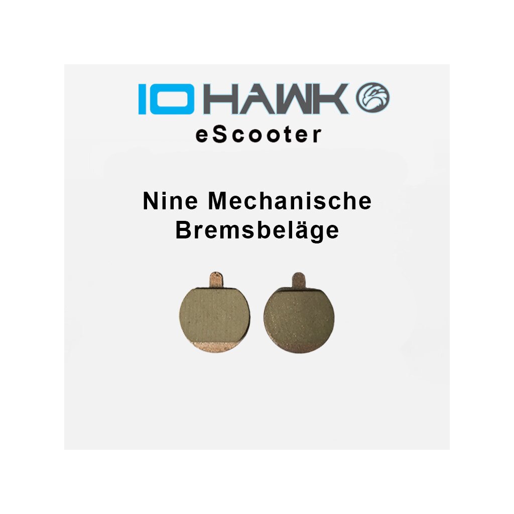 IO Hawk Nine Bremsbeläge - IO Hawk Onlineshop, 6,90 €