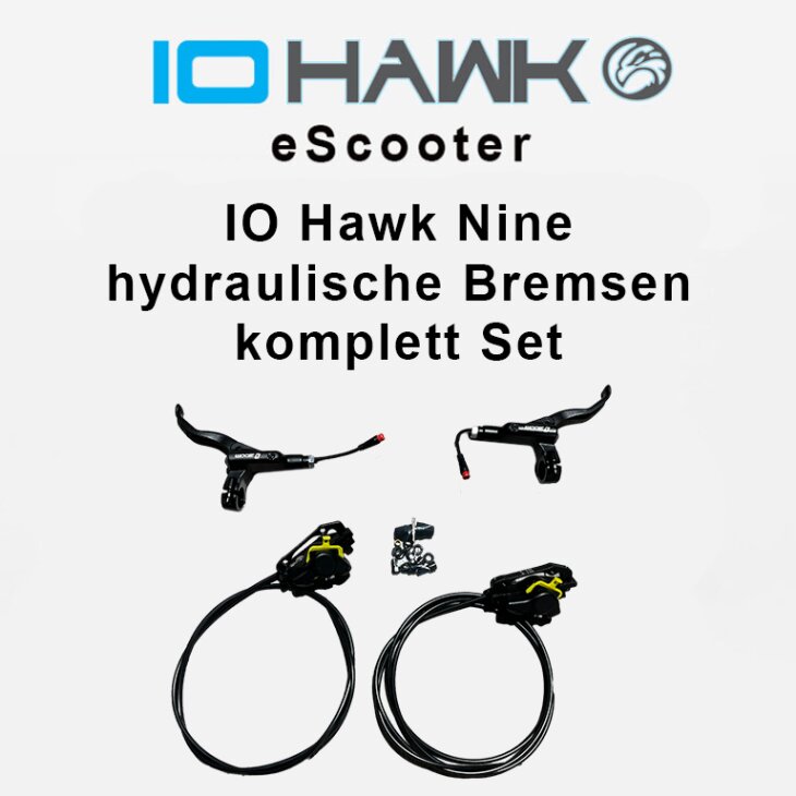 IO Hawk Nine hydraulische Bremsen komplett Set