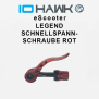 IO HAWK Legend quick release screw red