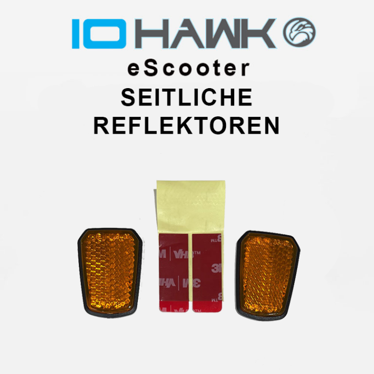 IO HAWK eScooter side reflector set