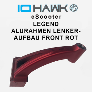 IO HAWK Legend Alurahmen-Lenkeraufbau Front rot