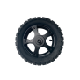 IO HAWK Legend front wheel rim with off-road tires