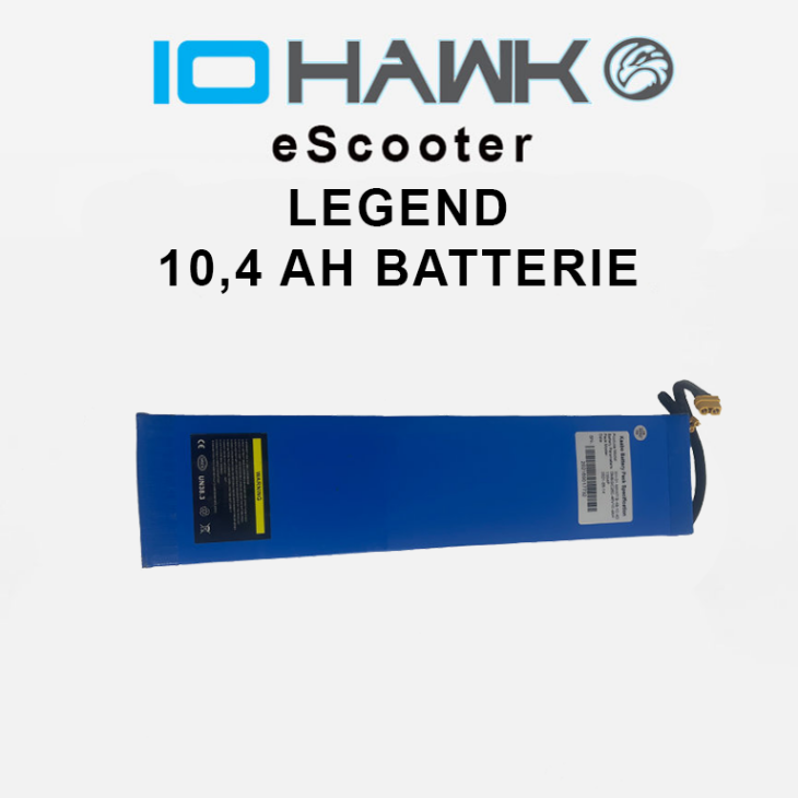 IO HAWK Legend 10.4 Ah Batterie