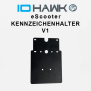 IO HAWK license plate holder V1