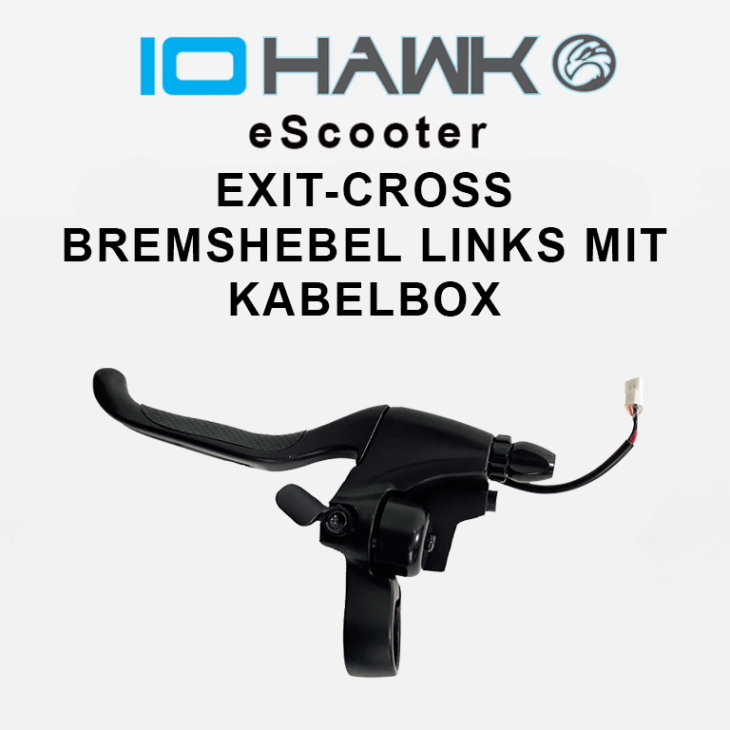 Brake lever left Exit-Cross Premium with cable box