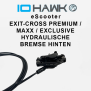 Hydraulische Bremse hinten Exit-Cross Premium, Maxx, Exclusive