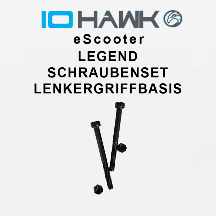 IO HAWK Legend screw set handlebar grip base