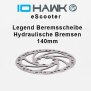 IO HAWK Legend Bremsscheibe Hydraulische Bremsen 140mm