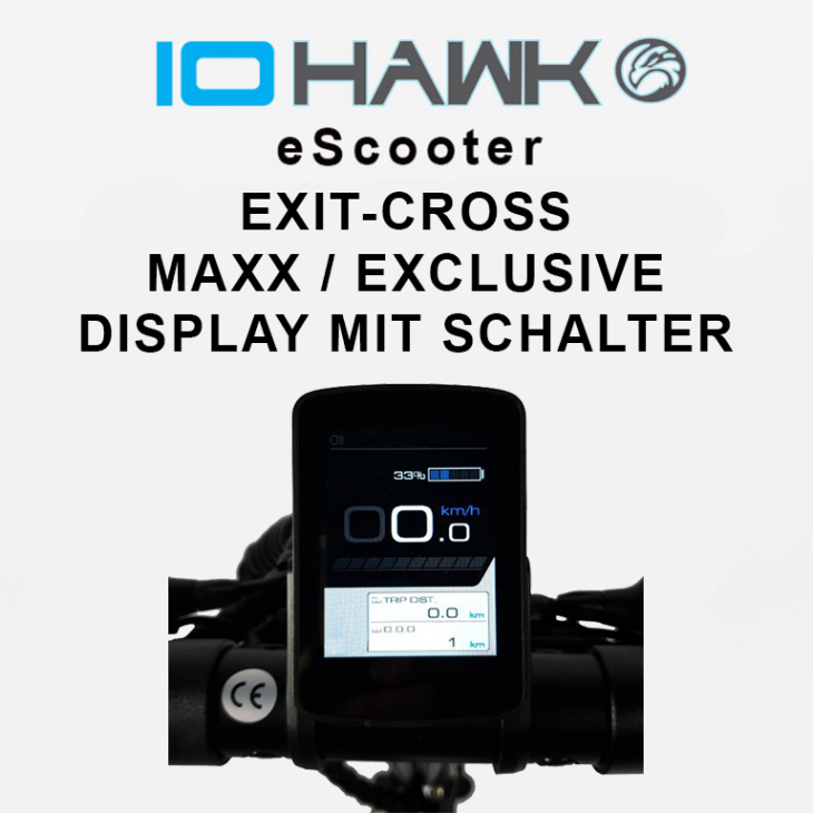 IO HAWK Exit-Cross Maxx / Exclusive Display with switch