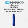 IO HAWK Legend Rechte Hinterradschwinge blau