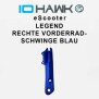 IO HAWK Legend Rechte Vorderradschwinge blau